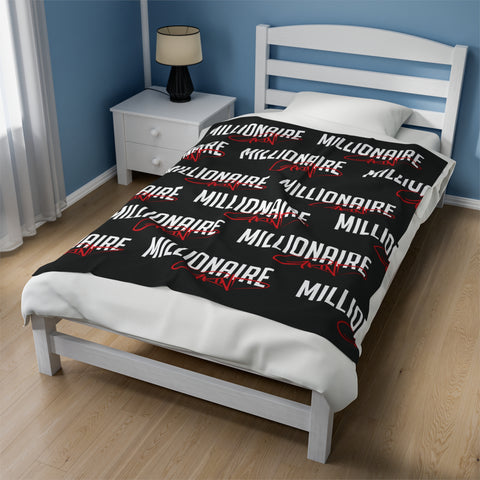 Millionaire Grind - Velveteen Plush Blanket
