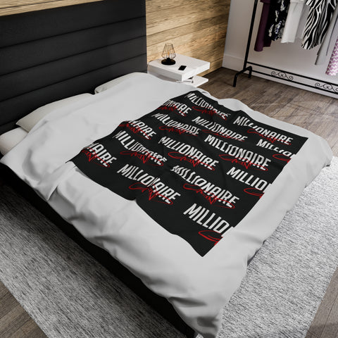 Millionaire Grind - Velveteen Plush Blanket